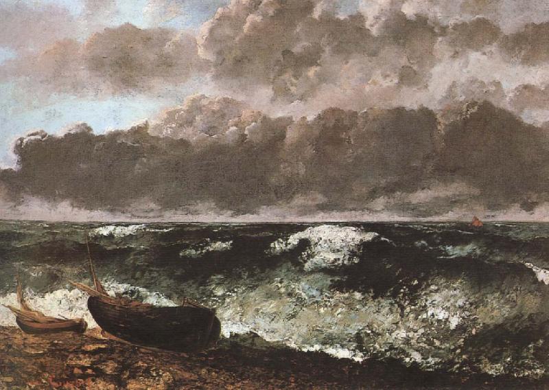 Gustave Courbet Wave Sweden oil painting art